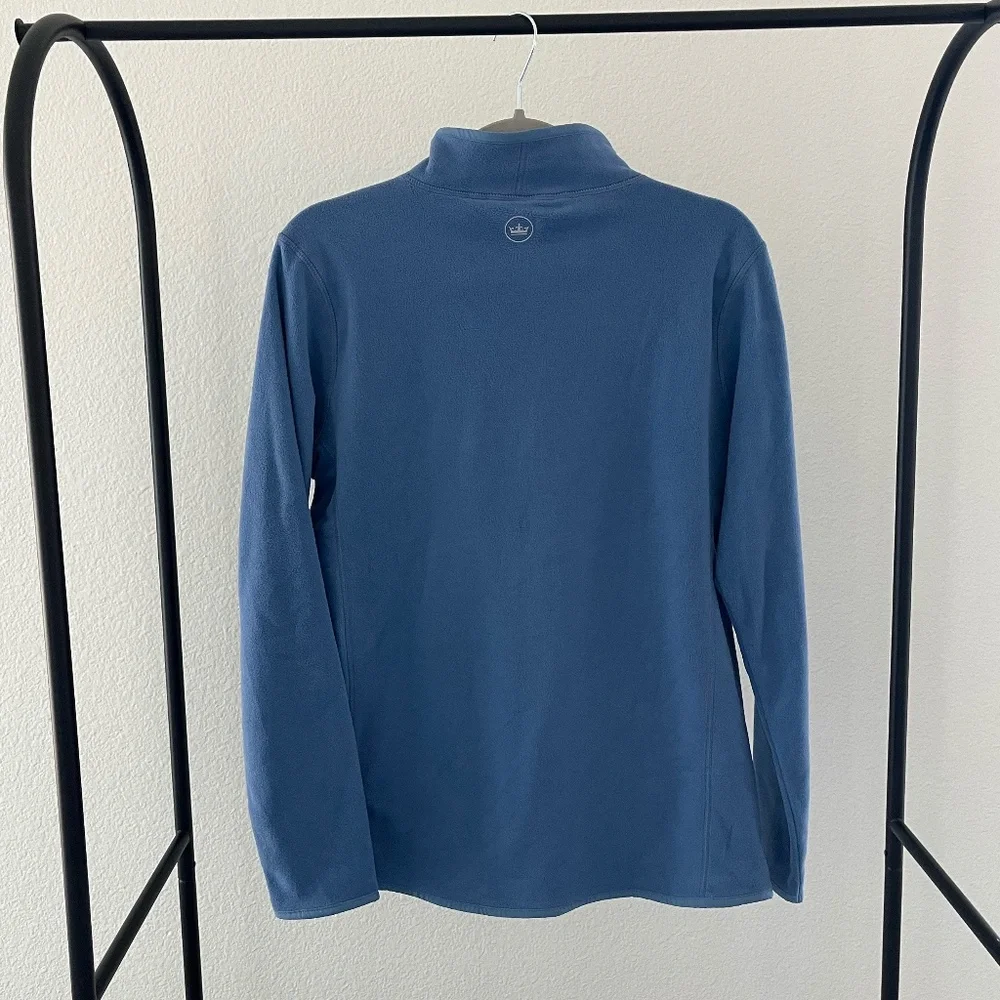 PETER MILLAR | Women's Storm Garland Microfleece Pullover in Storm | Size Medium - Picture 9 of 16